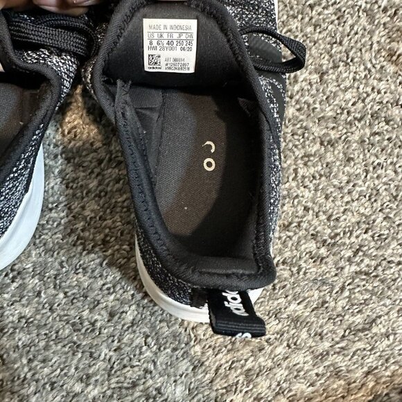 Adidas Womens Cloudfoam Pure DB0694 Black Running Shoes Sneakers Size US 8 - Picture 6 of 7